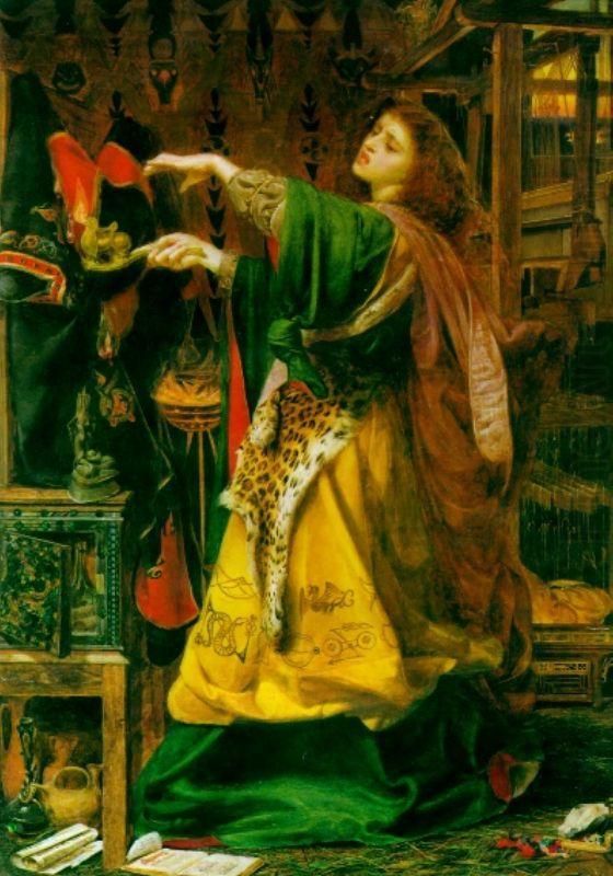 Anthony Frederick Augustus Sandys Morgan Le Fay (Queen of Avalon) china oil painting image